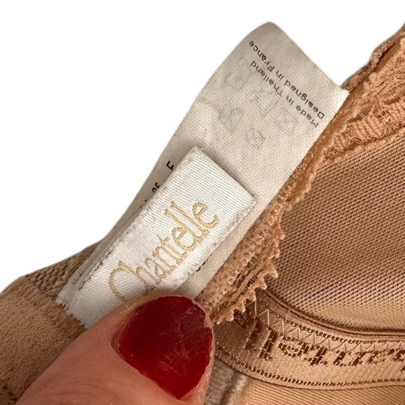 Chantelle Beige Full Coverage Wired Bra Size 32DDD - Picture 5 of 7